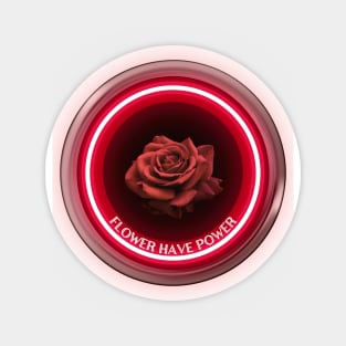 Flower Rose Black and Red color Sticker